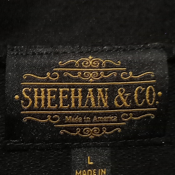 Size large sheehan &co. Black long sleeve Jersey - Picture 2 of 2
